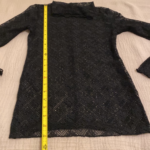 Free People Intimately Black Lace Turtleneck. Size Xs - Picture 5 of 7